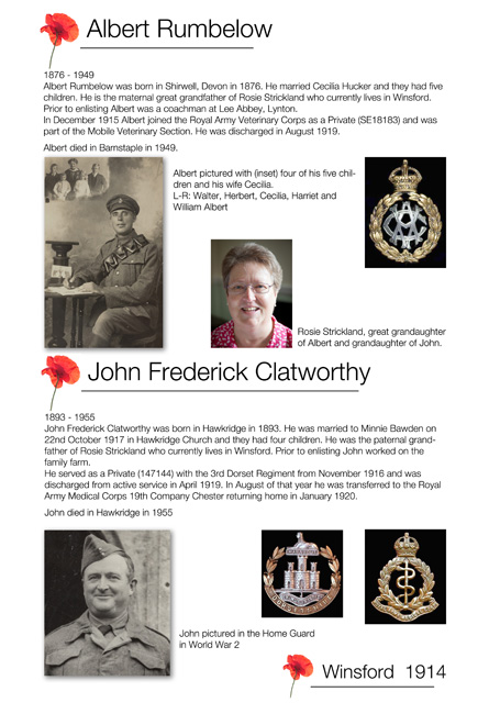 Albert Rumbelow and John Clatworthy
