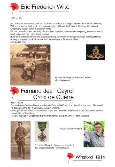 Eric Frederick Wilton and Jernand Jean Cayrol